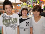 Guilherme Radtke, Matheus Faber e Vitor Rosa