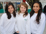 Luiza Martins, Manuela Henerle e Karolina Vieira