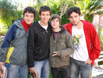 Gustavo Nunes, Willian Fernandes, Lucas Felipe e Jhonatan Ilo