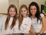 Gabriela Remor, Camila Schmitt e Maria Eduarda Mello