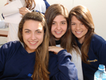 Lara Zarrag, Melina Franquini e Glaucia Costa Machado