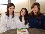 Beatriz Klein, Jssica Andrade e Amanda Gandolfi