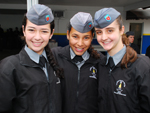 Thais Pereira da Rosa, Ana Carolina Passos e Julia Martins da Silva