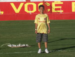 Leonardo no campo principal do Estdio Beira-Rio em outubro de 2009