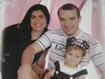 Mame Tatiana de Oliveira, papai Alceu e a linda Lorraine!!