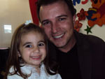 A dinda Michele Schefer enviou essa foto de Luiza com o dindo!!!