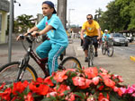 Passeio ciclstico percorreu ruas centrais de Pomerode.