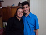 Minha me (ivonete) e eu Rodrigo no meu aniversrio, dia 06 de outubro.