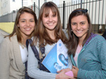 Ellen Teodoro, Melicia Pinho e Marina Poletto