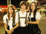 Andressa Pedrini, REnan Venturini e Nicolle Pedrini