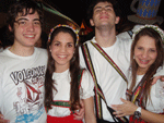 Juan Correa, Andressa Furtado, Filipe Belegante e Taianne Alexandra