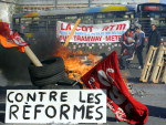 Protestos continuam em Marseille, na Frana.