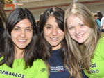 Camila Mesquita, Rowena Couto e Amanda Kussler