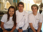 Amanda de Souza, Lucas Barbieri e Rafael Duarte