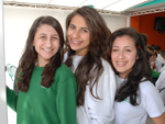 Thays Colombo, Tayonara de Souza e Julia Moore