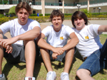 Lucas Nedel, Endrick Eichler e Juan Flck