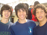 Ramon Nobre, Matheus Dias e Matheus Bastos