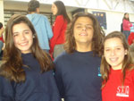 Mariana Rus, Raphael Batista e Caroline Jaworski