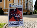 Cartaz do show em Felbach, ustria