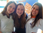 Thaina Larsen, Vivian Hausmann e Bruna Schneider