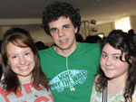 Paula Gomes, Rodrigo Almeida e Nicole Valenti