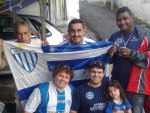 Torcida do Leo antes do jogo do Ava tomando aquela gelada.