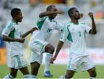 Nig�ria fez 6 a 1 sobre o Taiti em jogo com torcida para "azar�es" da Copa das Confedera��es. Partida marcou estreia do Mineir�o na competi��o e teve clima de confraterniza��o entre torcedores